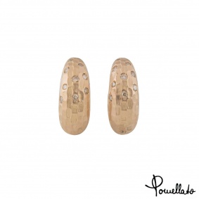 Pomellato Rose Gold Diamond Duna Earrings